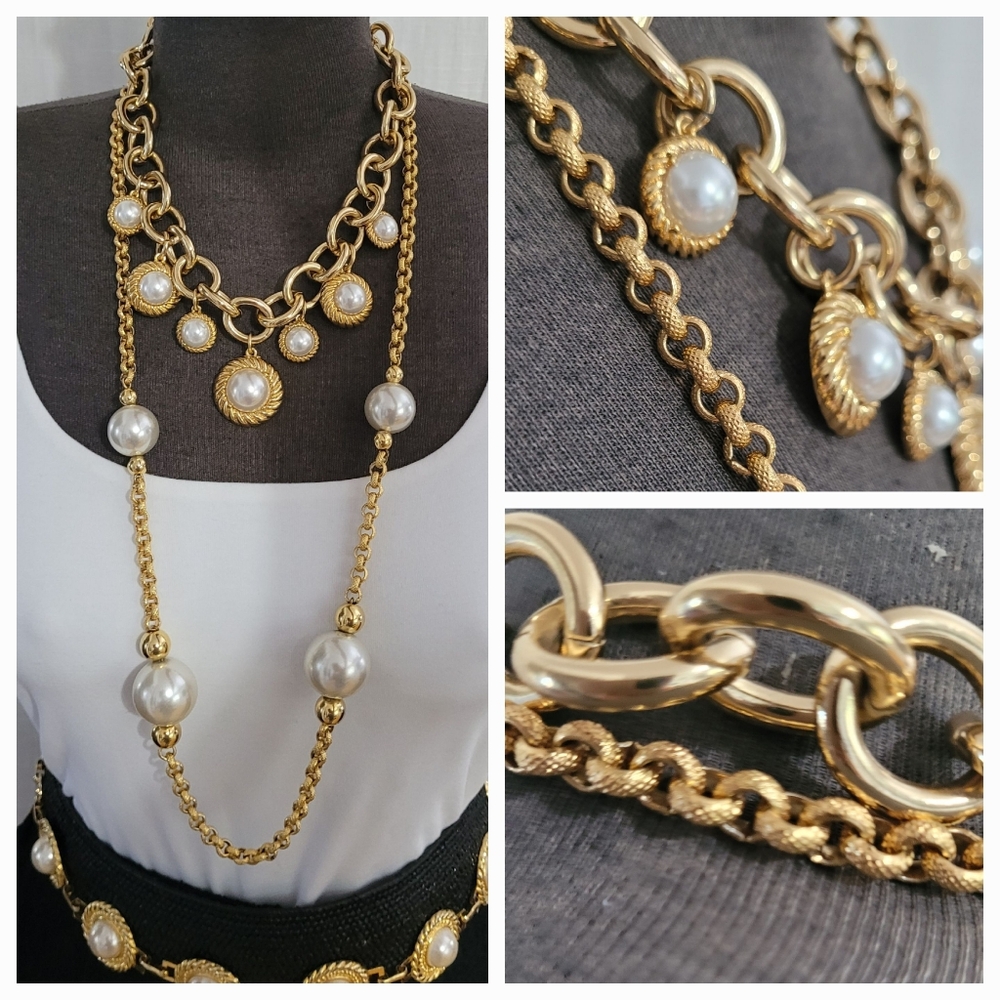 Pearl Necklace SET ( 2)